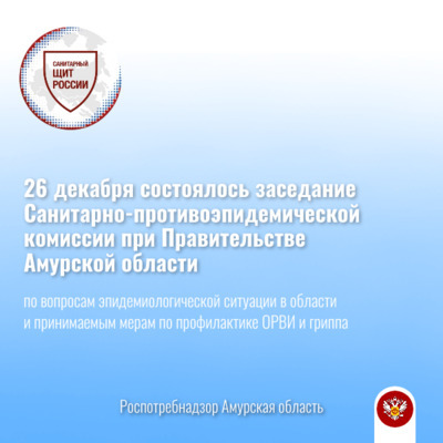 Заседание Санитарно-противоэпидемической комиссии при Правительстве Амурской области 